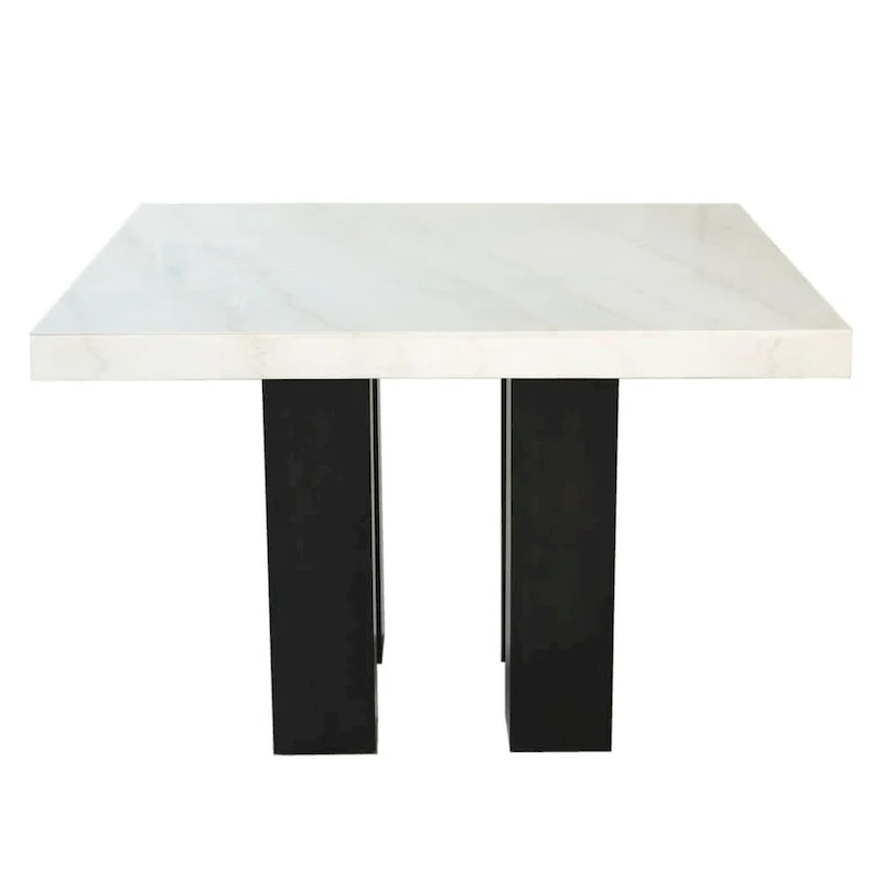 Steve Silver Mhlanga 54-inch Square Standard Height Dining Table - White