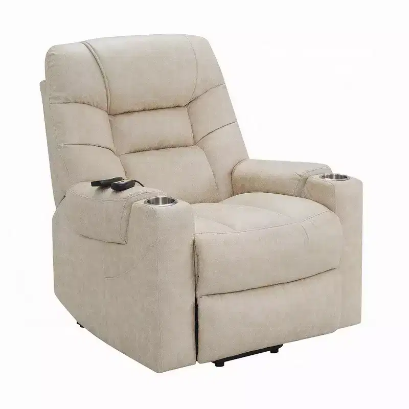 Power Recliner Lift Chair with Heating & Massage, Gray, 1-Seat
